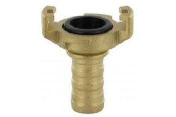 EXPRESS BRASS HOSE FITTING WITH SAFETY RING